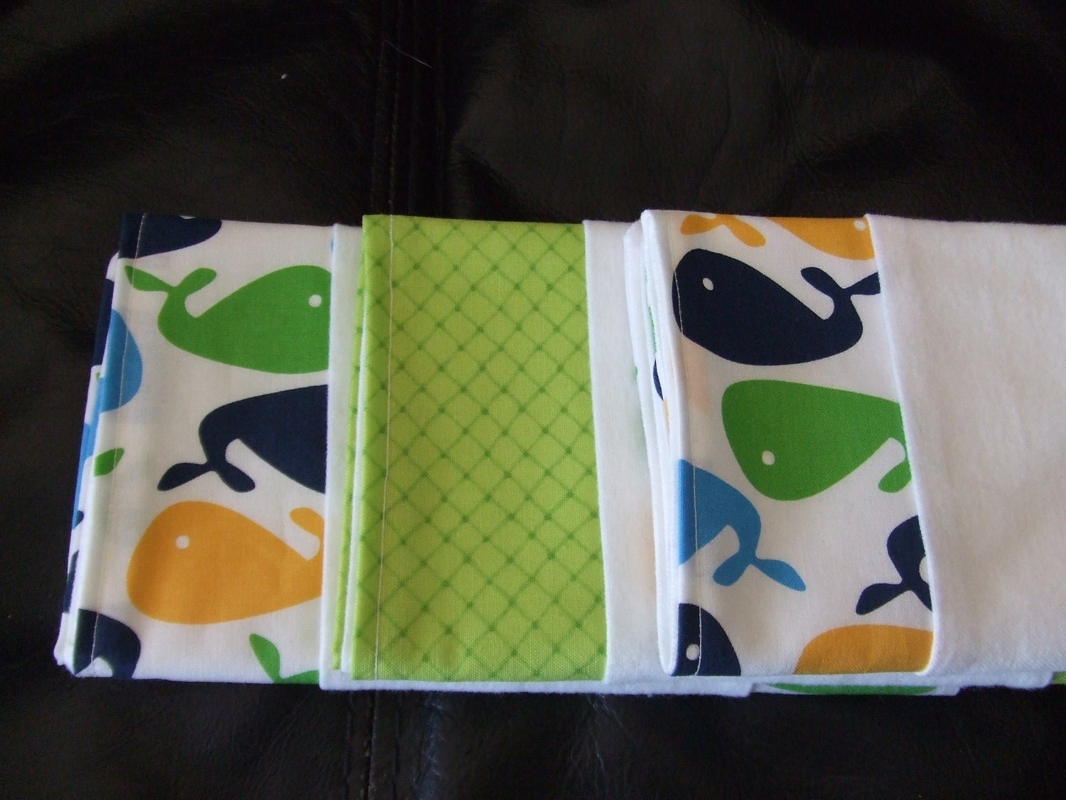 Whale Burp Cloth