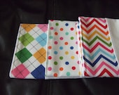 Bright Color Burp Cloths