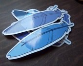 Feather Sticker Pack - Blue