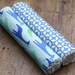 Chenille Burp Cloth Set of 2 -  Baby Boy Zoo Menagerie