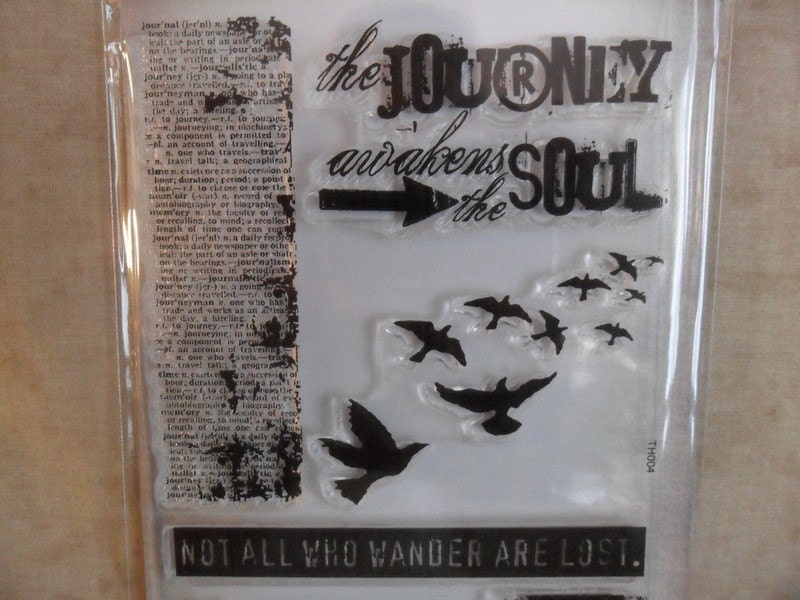 Tim Holtz Lost and Found Clear Stamps by Stampers Anonymous-SALE