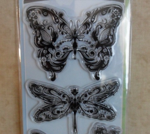 Mindscapes Clear Stamps by Inkadinkado-FREE SHIPPING