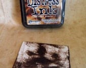 Tim Holtz Walnut Stain Brown Distress Ink Stamp Pad by Ranger-SALE