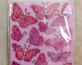 Smitten Butterflies Stickers by K and Company-FREE SHIPPING