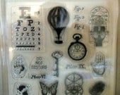 Steampunk Clear Stamps by 7 gypsies-SALE