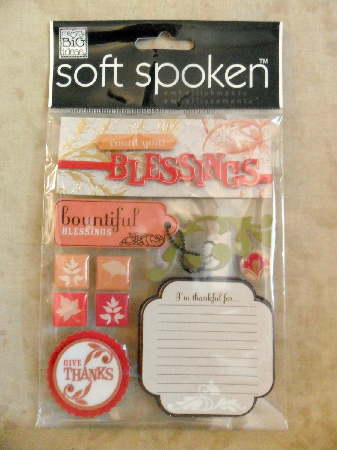 Cornucopia Blessings Stickers by Me and My Big Ideas-SALE