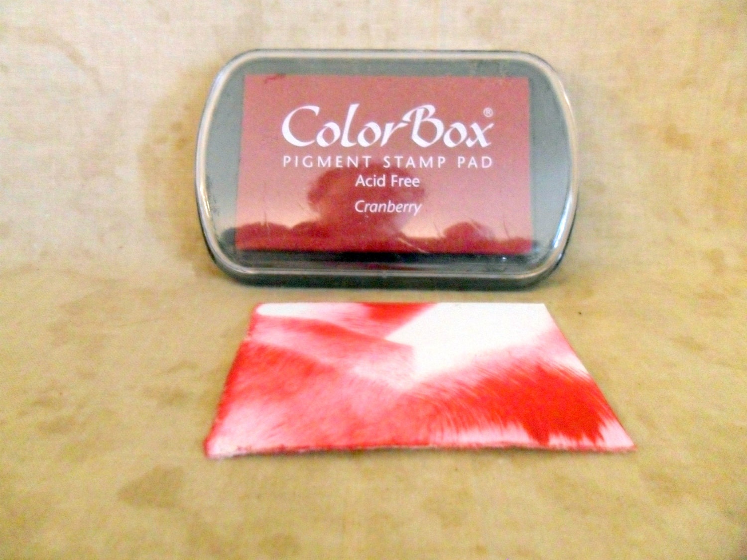 Cranberry Red Ink Stamp Pad by Colorbox-FREE SHIPPING