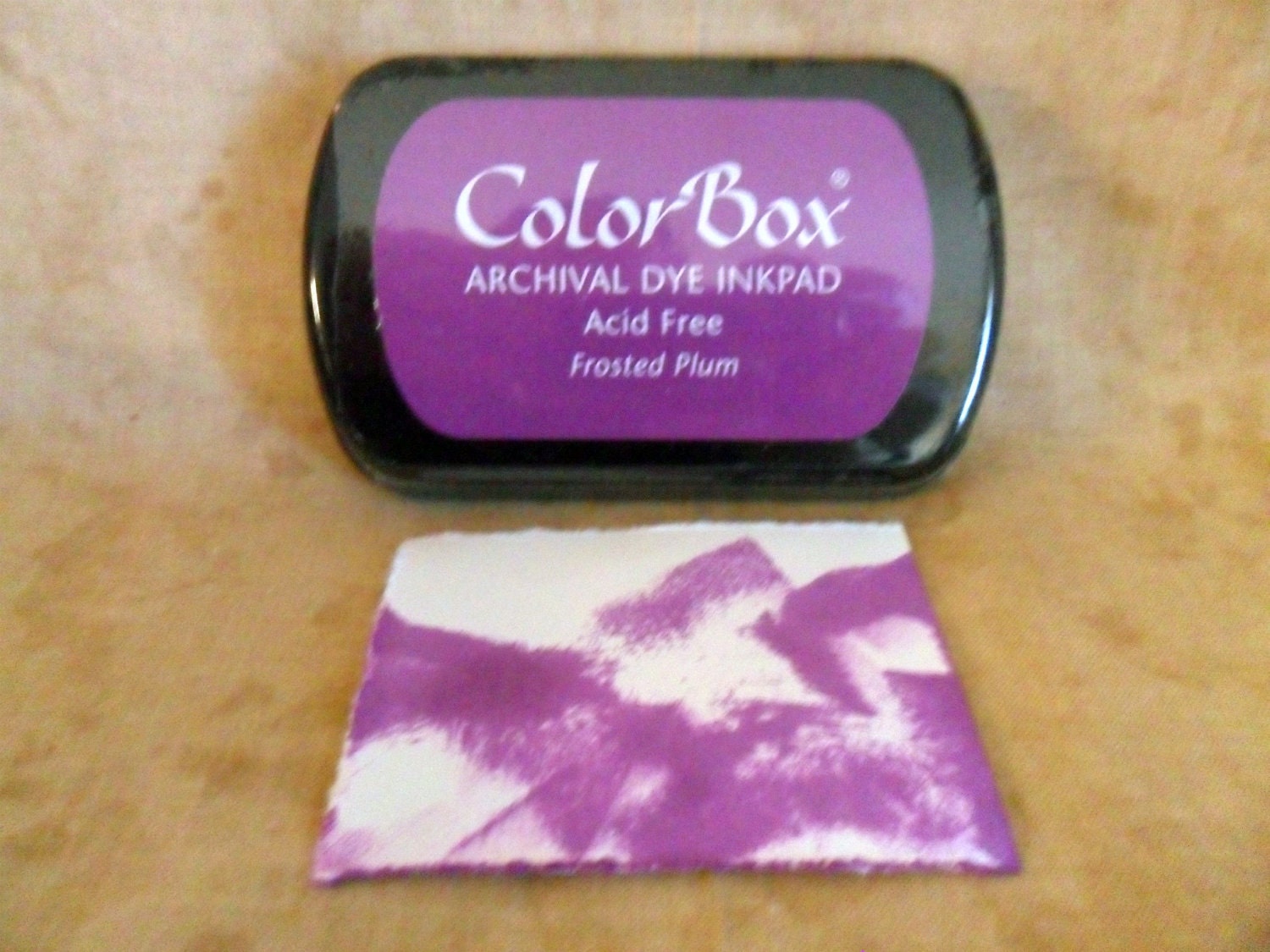 Frosted Plum Lavender Dye Inkpad by Colorobox-FREE SHIPPING