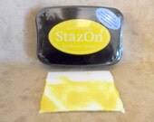 Sunflower Yellow Solvent Permanent Inkpad by StazOn-FREE SHIPPING