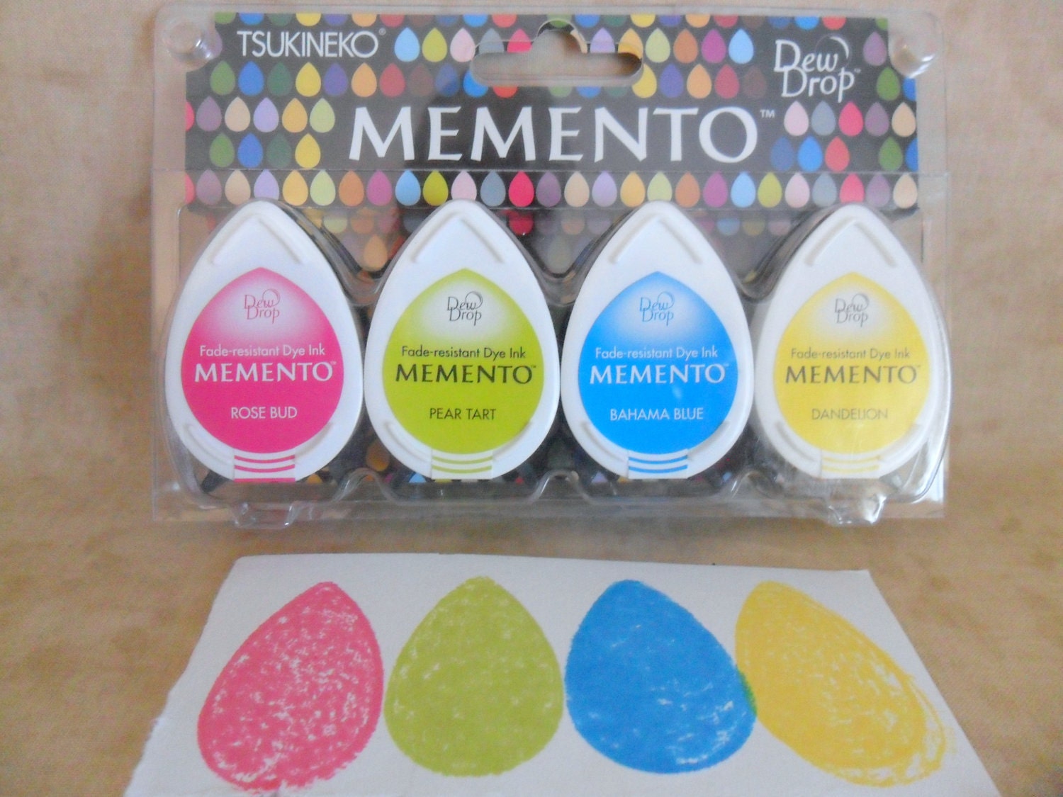 Memento Beach Party Dye Ink Dew Drop Pads by Tsukineko-SALE
