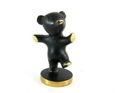 RARE Vintage Wiener Werkstatte Style Hagenauer Modernist Brass Dancing Bear Figure