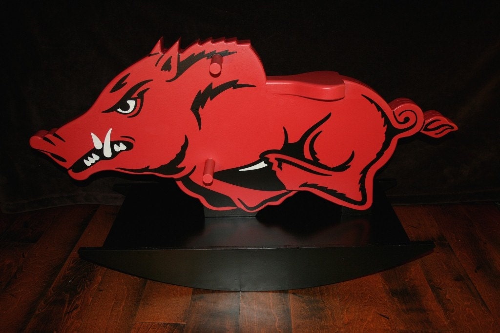 Razorback Rocking Horse