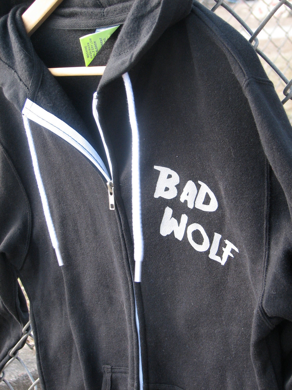 Bad Wolf Small Unisex Hoodie Black