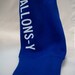 UPGRADED Police Box Hoodie Cobalt Blue With Sleeve Lettering Added Made To Order