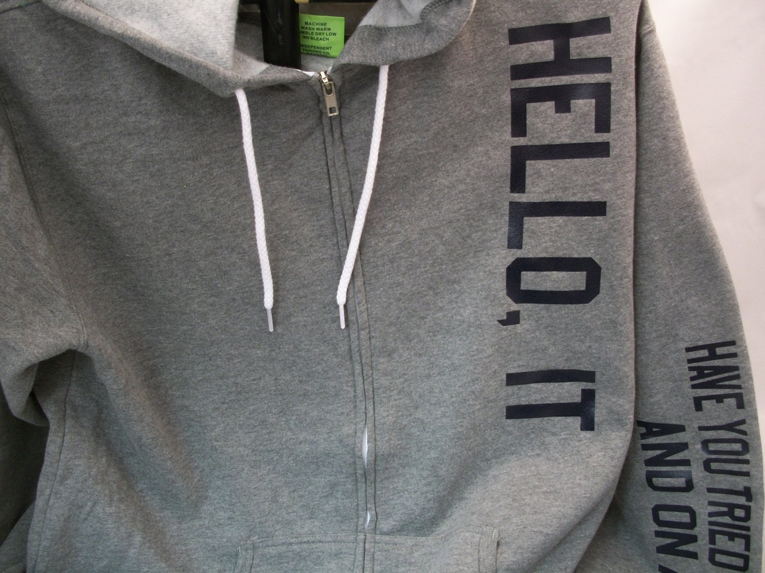 IT Hoodie Have You Tried Turning It Off And On Again