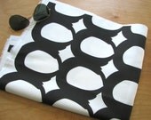 Oona in Jet- Vintage Inspired Mod Home Decor Fabric Yardage
