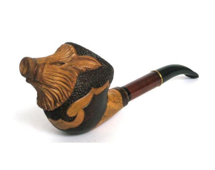 Top Quality Long Hand Carved Tobacco Smoking Pipe / Pipes HOG Totally Exclusive ONLY 1 Exists FREE shipping