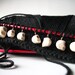 Goth Skulls Knitting Stitch Markers Set of 7 Bone White Skulls Dia de los Muertos Howlite