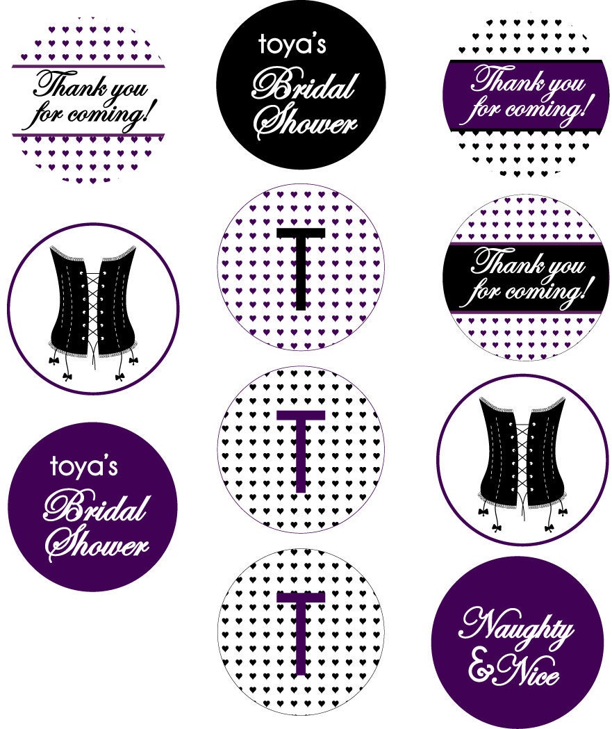 Bridal Shower- Hershey Kiss Labels- print your own Il_170x135