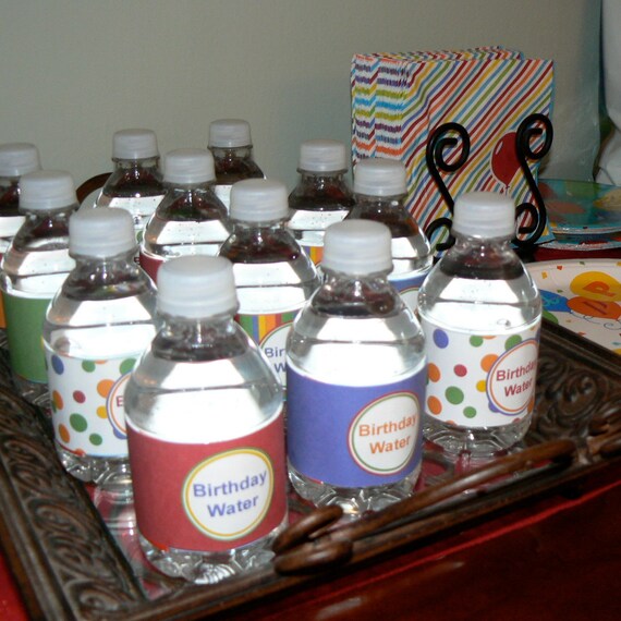 Classic Boy- water bottle wrappers- print your own Il_570xn