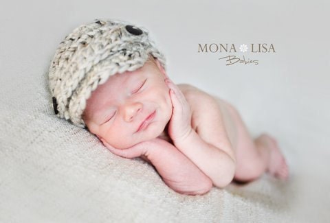 Oatmeal Newsboy Cap