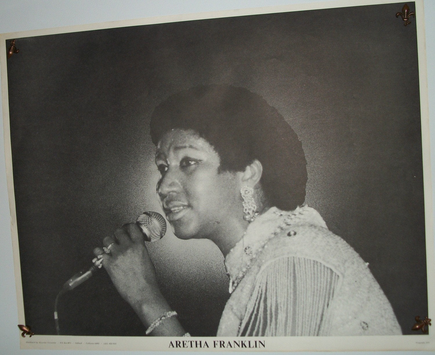 Original Vintage 1971 "Aretha Franklin"