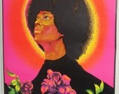 Blacklight 1971 "Black Rose" Original Vintage Poster