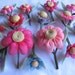 VINTAGE BURLAP FLOWERS