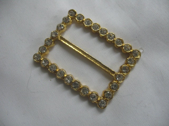 VINTAGE RHINESTONE BUCKLE