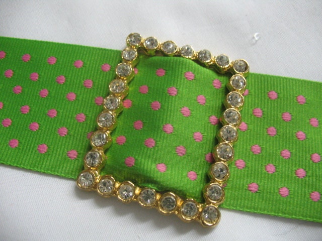 VINTAGE RHINESTONE BUCKLE