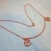 Art Deco Necklace Gold Bows Charms Chain Signed Hayward 12K GF Vintage 1930s Necklace