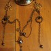 Large  Genuine Cultured Tahitian Black Pearls ONYX  Swarovski Jet Crystals Necklace Game OF Thrones /Perfect Holiday Gift OOAK