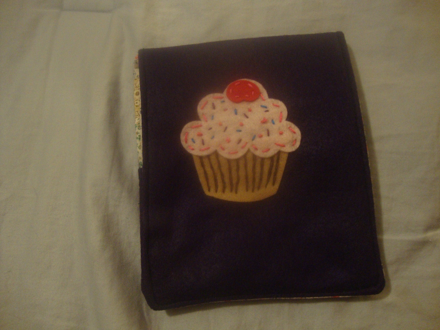 Crafty Tool Storage Pouch, Purple w/ Cupcake
