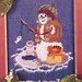 Raspberry Patch Design Studio "ONE SNOWMAN'S Family" Series - Counted Cross Stitch Pattern Chart - Gramps Grandpa