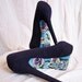 Hand Painted Day of the Dead Purple Heels by Jessica Anne Designs