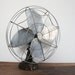 Large Vintage Eskimo Fan with Spiderweb Cage