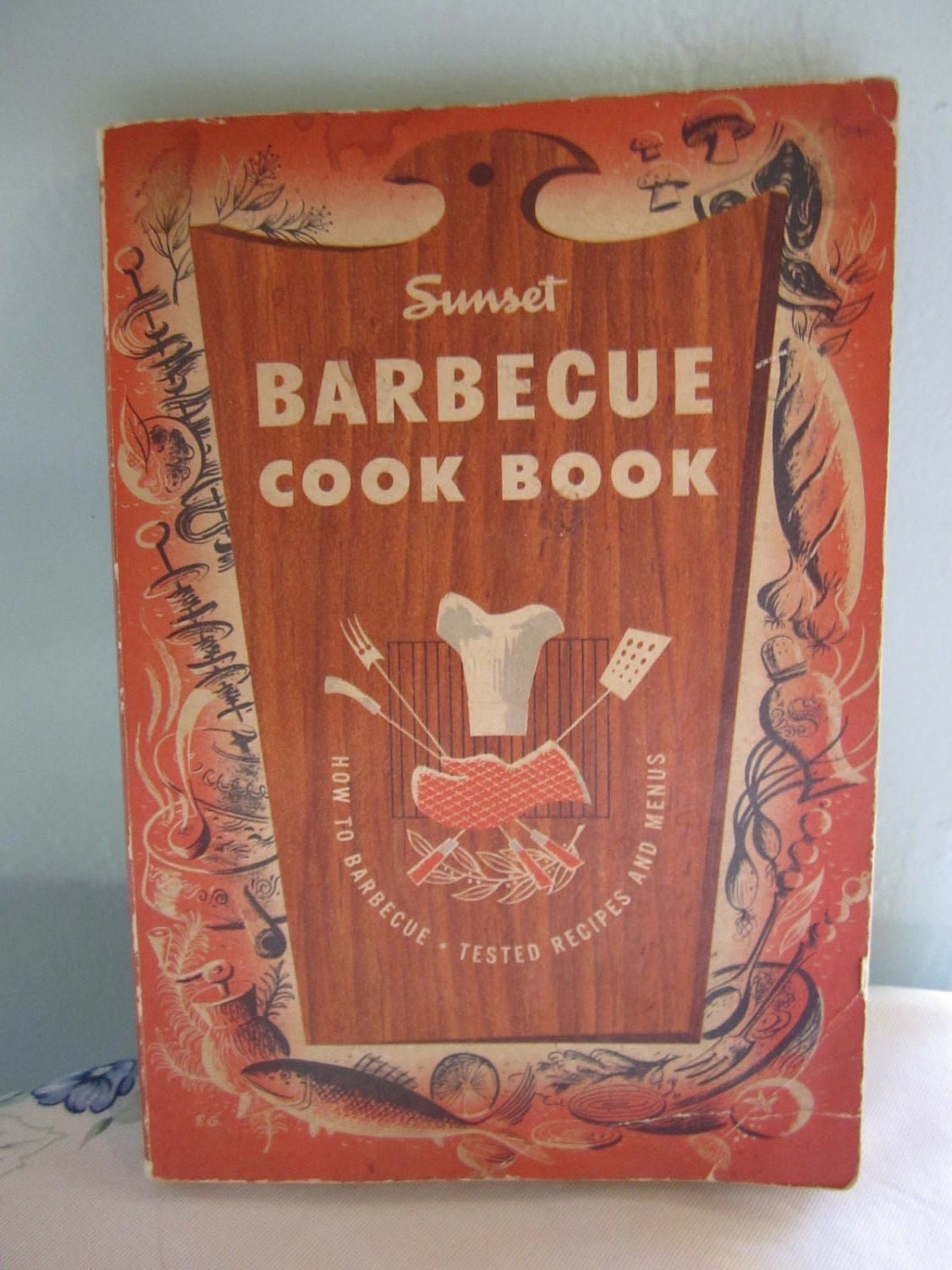 1950s Sunset BBQ Cook Book