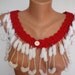 Hand Crocheted Christmas Scarf