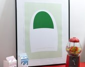 The Big Lebowski A3 Art Print (Toe)