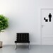 Bathroom Sign - Vinyl Wall Art Decal