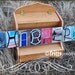 Personalized  Name Sign Alphabet Photography -  Any 8 Letters - Word Plate FRAMED