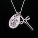 Let Go and Let God Sterling Religious Necklace