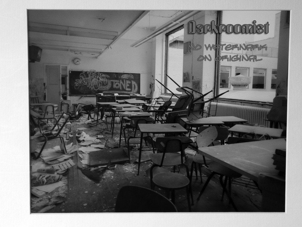 Stoned Room, silver gelatin print