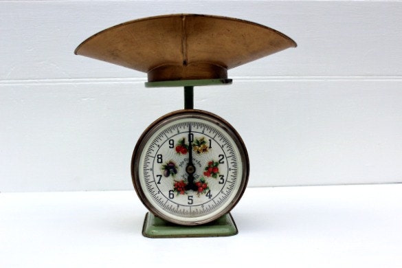 Vintage Scale Kitchen John Chatillon & Sons Green 10lbs.