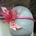 Pink Tiger- or Zebra-Striped Ribbon Hairband