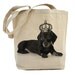 Dachshund Puppy Wearing a Vintage Crown On Digital Image, Great For Image Transfer on Pillows, Tea Towels and more - Style. 275