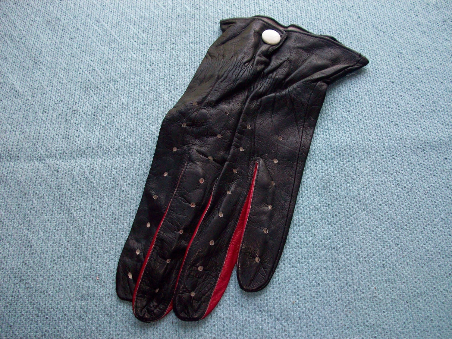 Vintage leather men golf glove - size 9.5