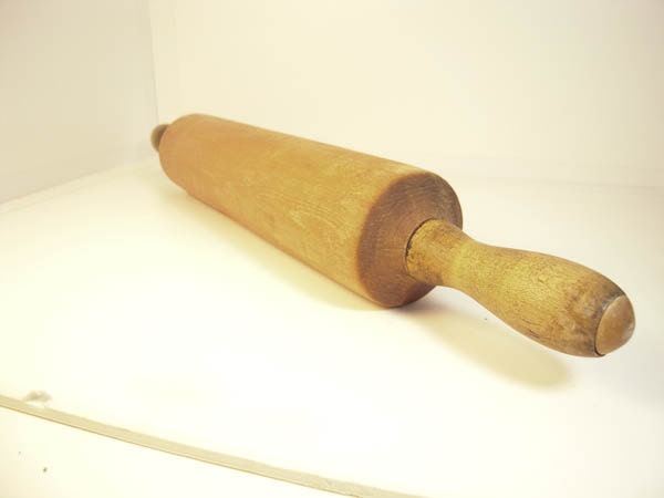 Vintage Rolling Pin Just Like Grandma's, Apple Pie, Kitchen Utensil, Cooking Tools, Kitchen Utensils