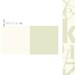 16x20 EMBLEM print custom name : Palette No. 40 cream green