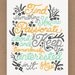 8x10-in Julia Child Quote Illustration Print